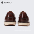 High Quality Handmade Casual Slip On Formal Loafers Leather Office Shoes For Men